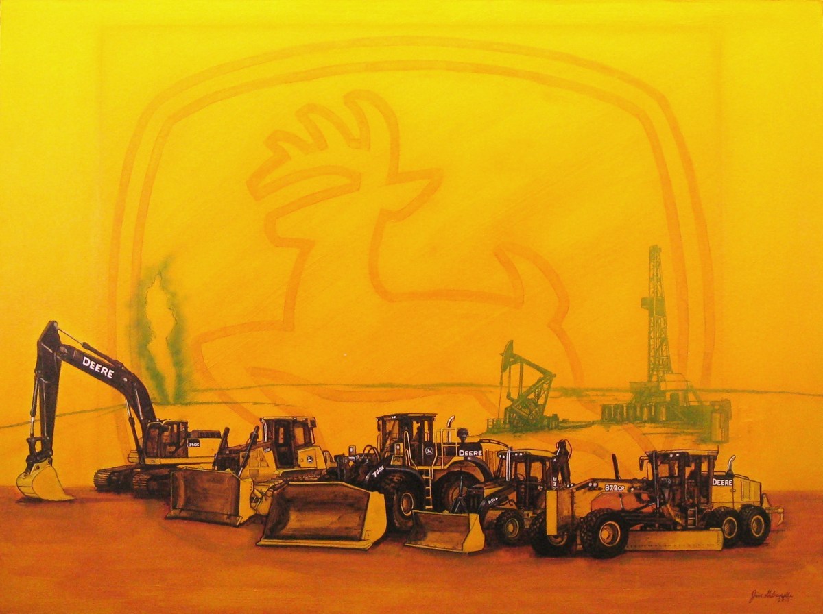 Painting : "John Deere Heavy Equipment" (Original art by